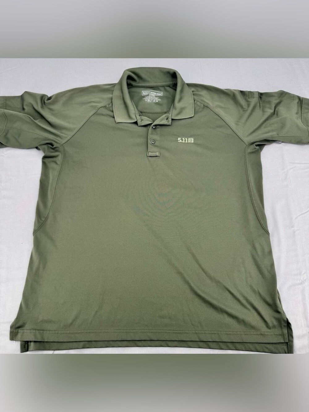 5.11 Tactical Series Green Men's X-Large Performance Polo Shirt